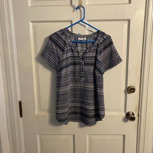 Kim Rogers short sleeve blouse